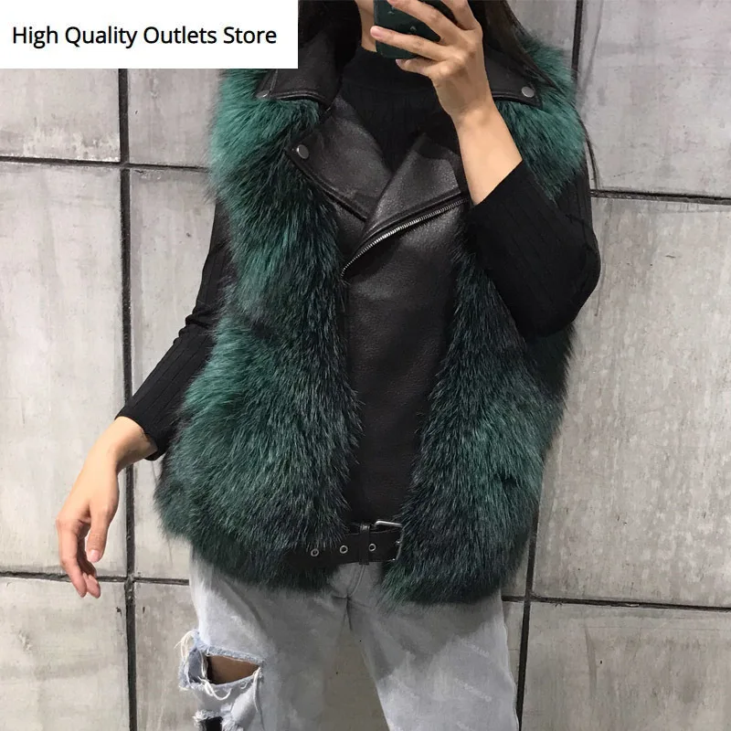 ladies fur vest women real fur vest natural fur gilet