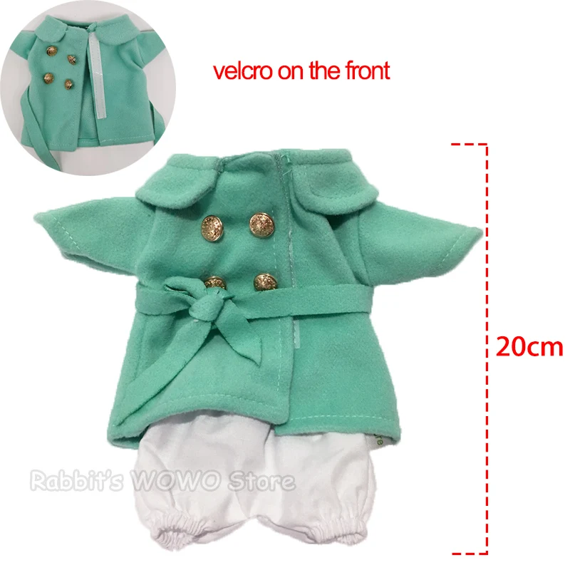 30cm Clothes for Dolls Bunny Cats Bears Plush Toy 1/6 BJD Clothes Dolls Windbreaker Sweater Clothing Girl Toys for Kids Gifts 11