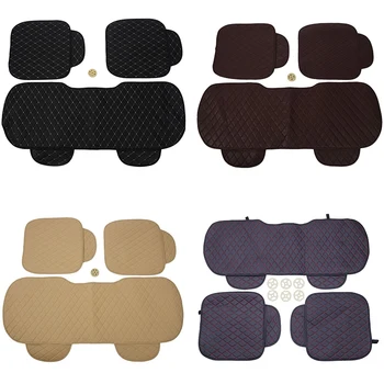 

1 sets PU Leather Car Seat Cover Pad for Auto Seat Cushion Protection Pad Mat