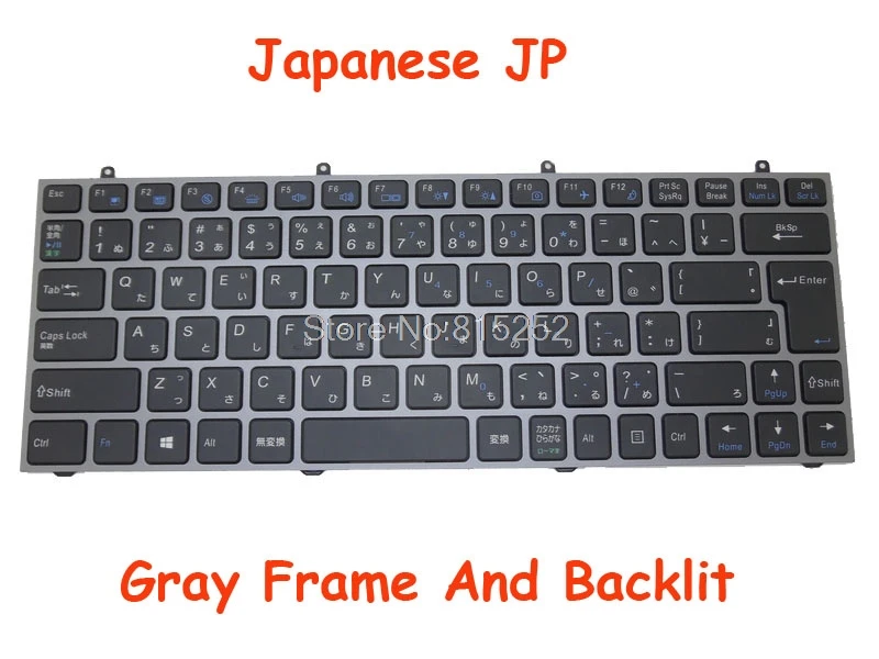 Японская JP клавиатура для CLEVO MP 13C20J0J430 13C23K0J430 13C26E0J430 6 80 W2300 192 1 13C26S0J430 UK|keyboard keyboard|for