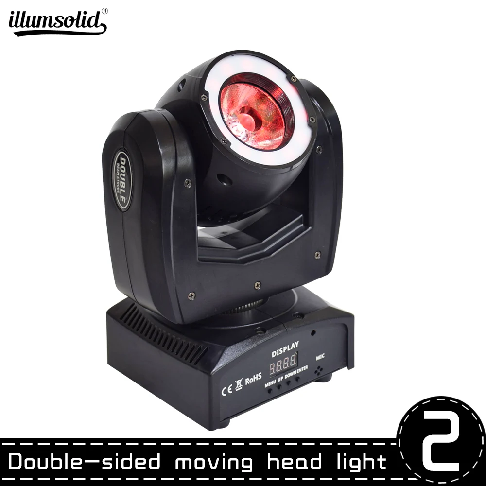 

mini wedding dmx spot lights moving head dj lighting led stage lighting for disco, KTV, club, party, pub, bar, school show 2pcs