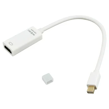 

500pcs 4K Mini DP to HDMI Male to Female Adapter Converter Cable Thunderbolt DisplayPort Display Port For Mac Macbook Air