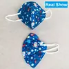 Multicolor Christmas Face Mask Kid KN95 Mask Children's Masks FFP2 Mouth Caps KN95 Mascarillas Christmas Child Masks Protective 3