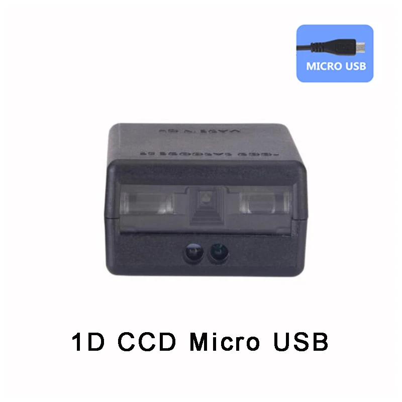 Сканер штрих-кода RS232 USB экран считыватель кодов 1D CCD 2D CMOS QR автоматический красный светильник сканеры штрих-кодов для POS системы Прямая поставка - Цвет: M3001DCCDMircoUSB