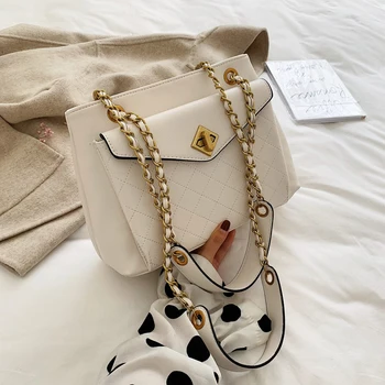 

Large Capacity Women Pu Leather Shoulder Bag High Quality Chain Crossbody Bags for Women Luxury Designer Female Messenger Bags