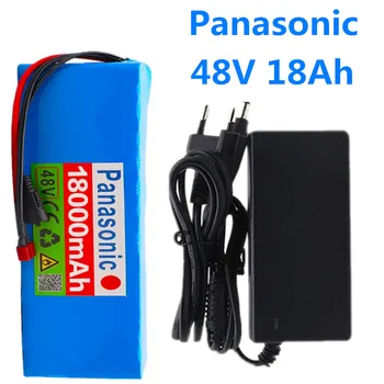 

Panasonic e-bike battery 48v 18ah Lithium-ion battery pack conversion kit 1200w electric bicycle battery with BMS + 48v charger