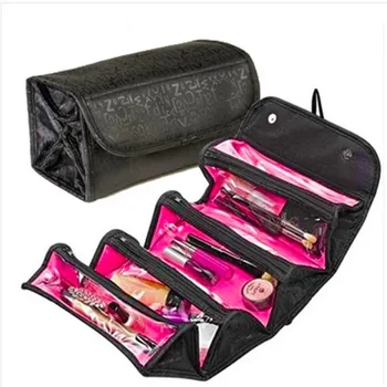 

Multifunction cosmetic bag Large capacity folding dumplings Leisure makeup bag travel toiletry bag trousse de toilette neceser