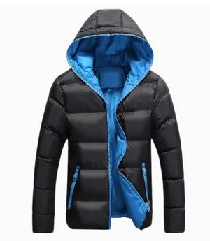 Куртки мужские зимние повседневные ветровки Jaqueta Masculino Slim Fit с капюшоном модные пальто Homme Большие размеры
