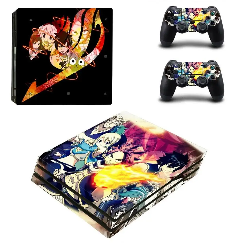 FAIRY TAIL PS4 Pro sticker s PS 4 Play station 4 Pro виниловые наклейки для playstation 4 Pro консоли и контроллера - Цвет: YSP4P-2127