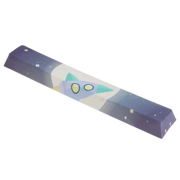 

PBT Space Keycaps Mechanical Keyboard DIY Keycap(6.25U Space Keycap)-Rocket Star