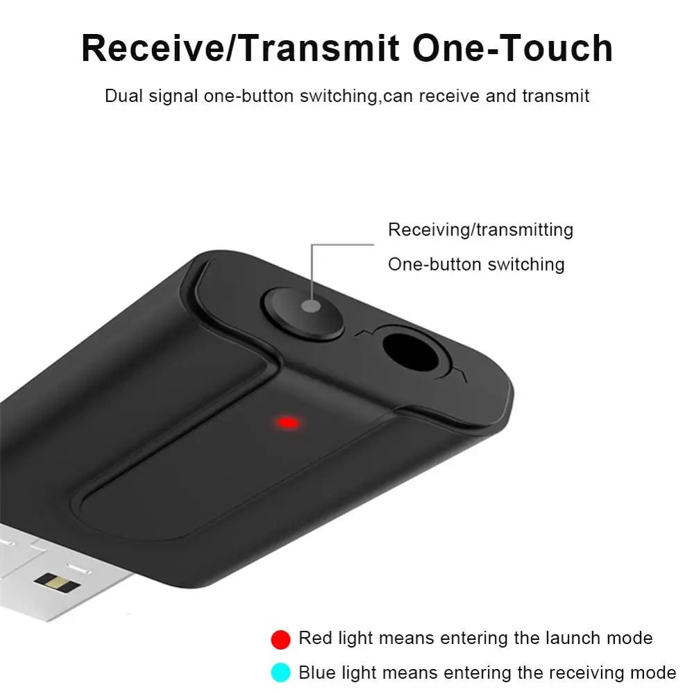 5 0 Bluetooth передатчик приемник ТВ 2 в 1 3 мм AUX HIFI стерео аудио USB беспроводной мини