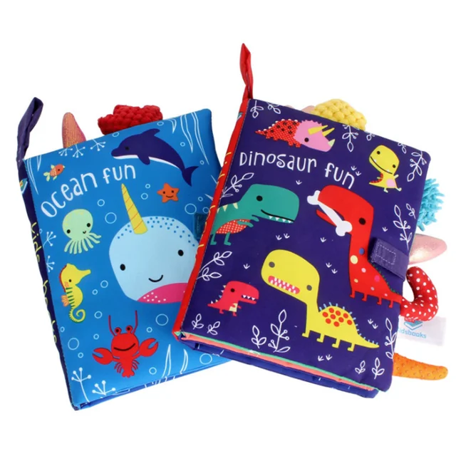 Newborn Cloth Books Kids Baby Toys 0 12 Months Early Learning Develop Cognize Reading Puzzle Educational Fabric Book игрушк 2