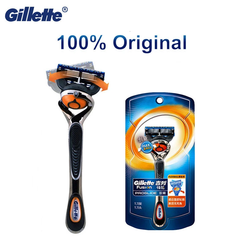 

Original Gillette Fusion Proglide Razor Handle With Blade For Manual Shaving Razor 5-Layers Stainless Steel Washable Blade