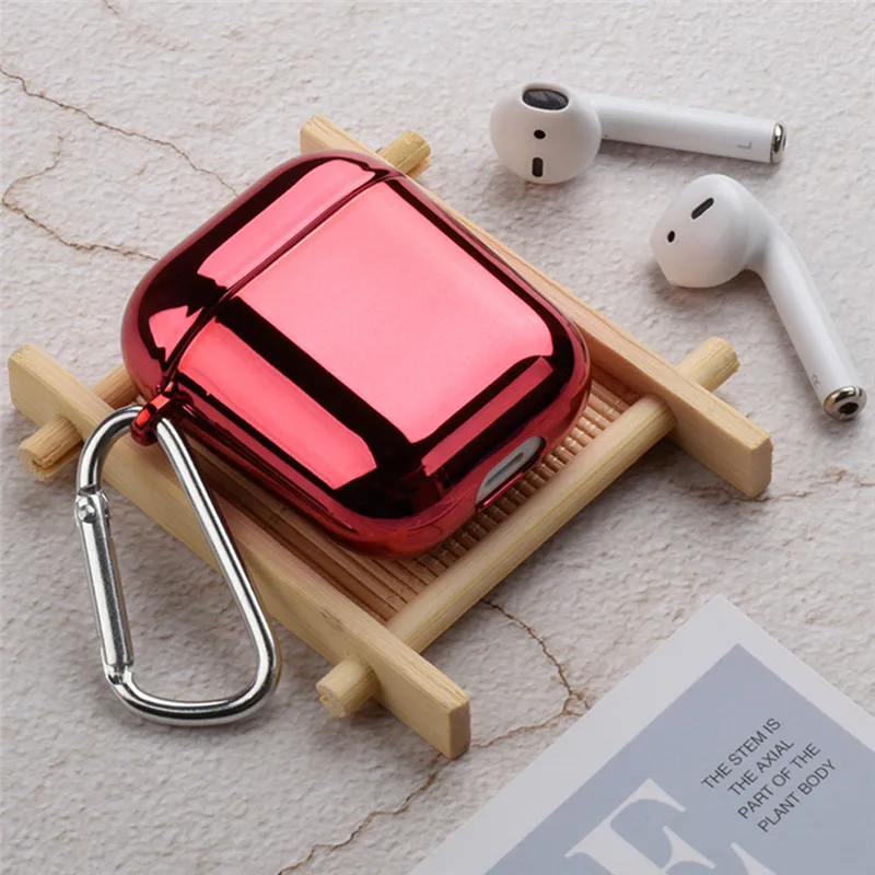 Чехол OTTWN для AirPods Роскошный Жесткий чехол с золотым покрытием беспроводных