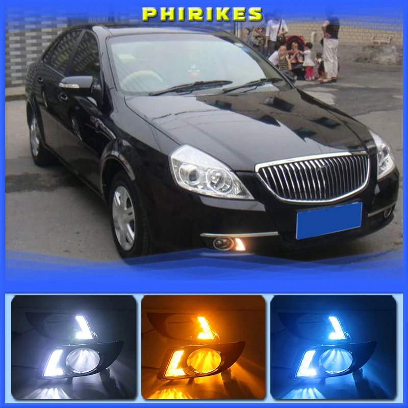 

Дневные ходовые огни для Buick Excelle 2008-2012 с передними противотуманными фарами, дневсветильник ни, 2 шт.