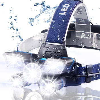 

Headlamp 9 Modes Work Headlamp USB Rechargeable Waterproof Headlight Flashlight for Outdoor Camping FOU99