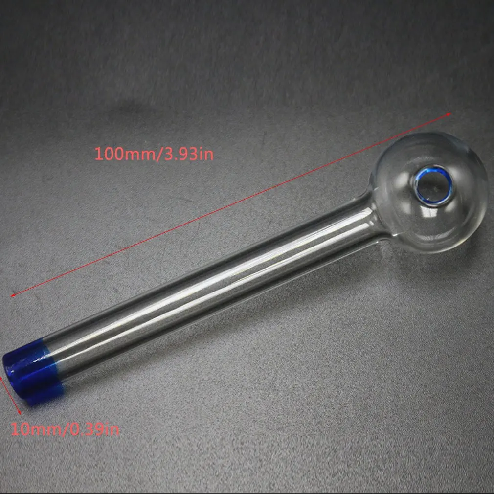 10cm spray color Glass Straw ECO-friendly Household Glass straight Shape Pipet