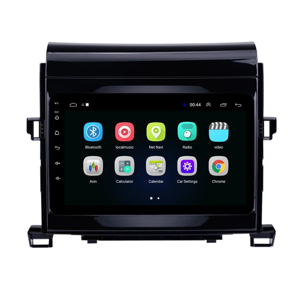 4G LTE Android 8,1 для Toyota ALPHARD Vellfire ANH20 мультимедийный стерео автомобильный dvd-плеер навигация gps радио
