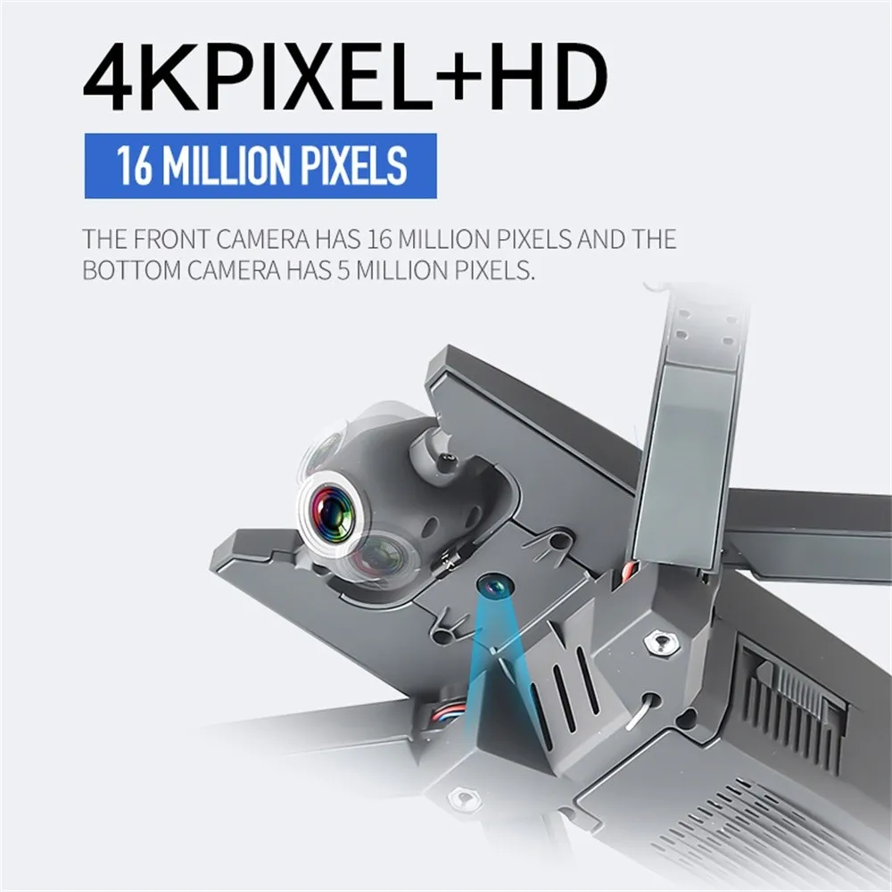 CSJ X4 складной Профессиональный Дрон с HD 4K камерой WiFi FPV широкоугольный оптический поток RC Квадрокоптер Вертолет игрушки SG106 E520S