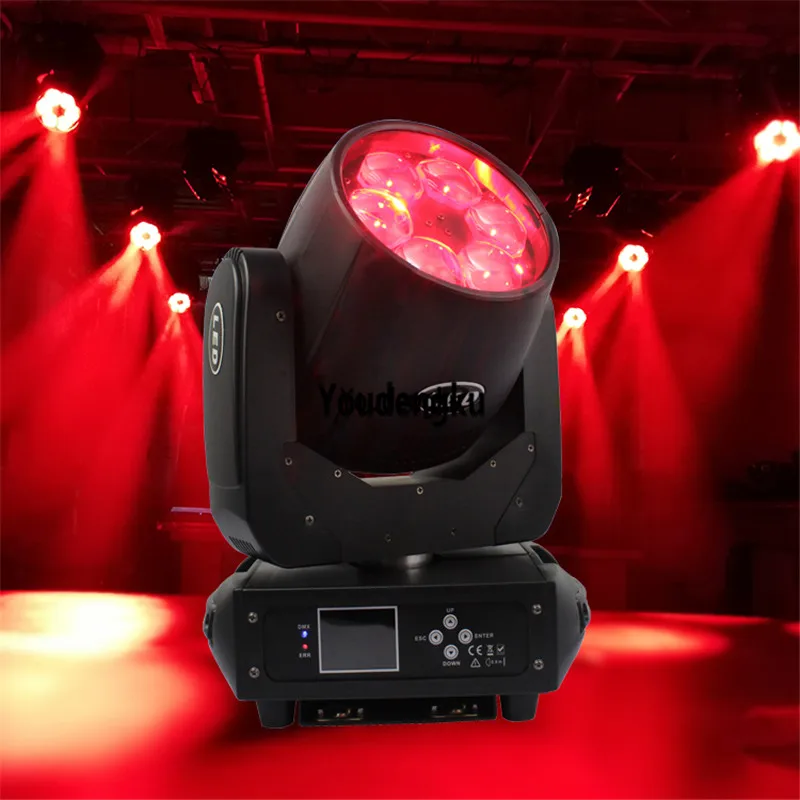 4pcs Mini 6x40w 4 in1 Led Moving Head Zoom Light RGBW B- Eye beam LED mini moving head light for concert events dj light