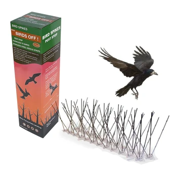 

5pcs Stainless Steel Thorns Bird Repeller Pigeon Repellent Nails Anti-Bird Anti-Dove Spikes Pest Control Orchard Bird Catcher