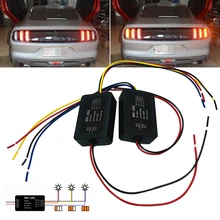 

Universal Strobe Controller Flash Brake Light Flasher Module for 3 LED Dynamic Turning Light Taillight 12V Tail Stop Accessories