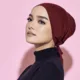 Gorro Hijab interno musulmán, Turbante islámico ajustable, ropa interior, Jersey suave, elástico, Turbante, para Mujer