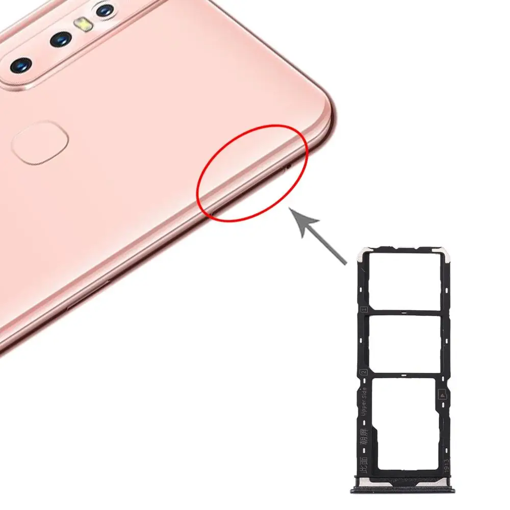 Лоток для sim-карт+ лоток для карт памяти Micro SD для Vivo Y7s