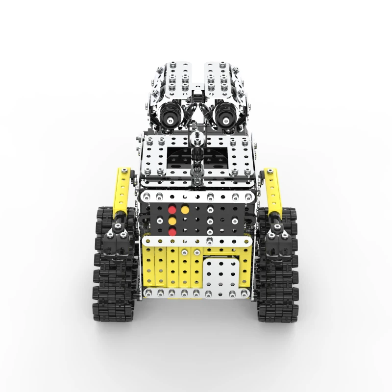 New Building Blocks DIY Alloy RC Robot Children's Educational Toys 728Pcs Stainless Steel Blocks Assembled Remote Control Robot 5
