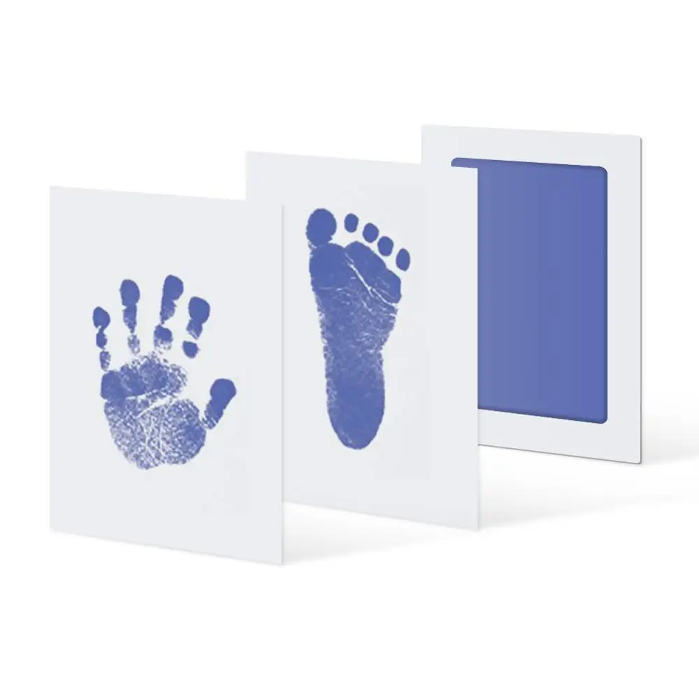 baby boy souvenirs and giveaways	 Cute Safe Non-toxic Baby Inkless Handprint Footprint Kit Hand and Foot Prints for 0-6 months Newborn Gift Decoration newborn family photos Baby Souvenirs