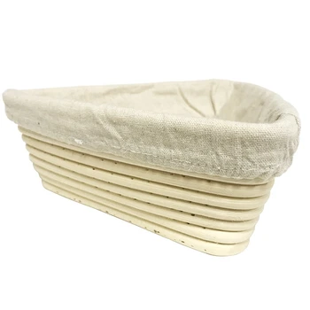 

Triangular Bread Sourdough Fermentation Basket, Baking Dough Bowls, Gifts for Bakers, Bread Baskets for Sourdough Baskets, Shavi