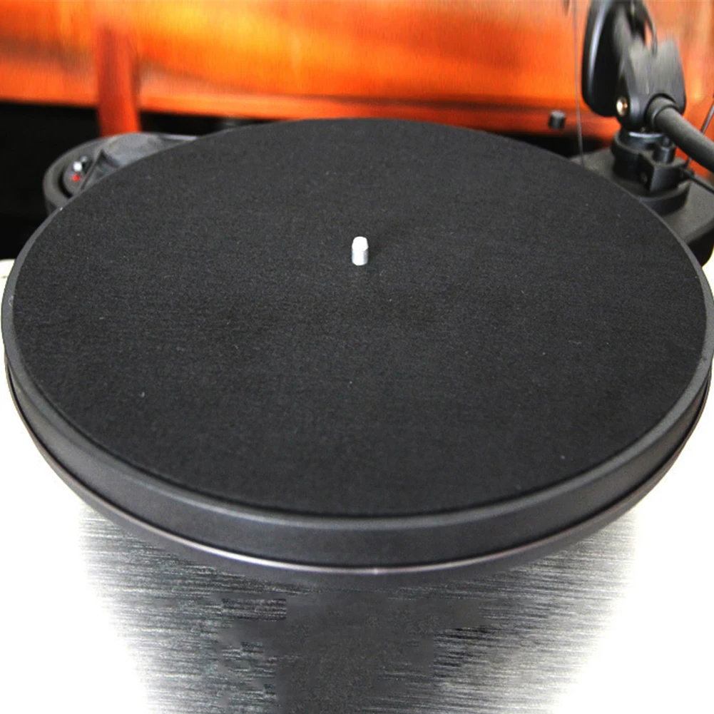 

Vinyl Turntable Accessories Record Pad Flat Ultra Thin Soft Mat Revolving Reduce Shock LP Player Disc Round Home Anti Static