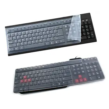 

1pc Universal Silicone Desktop Computer Keyboard Cover Skin Protector Film Cover