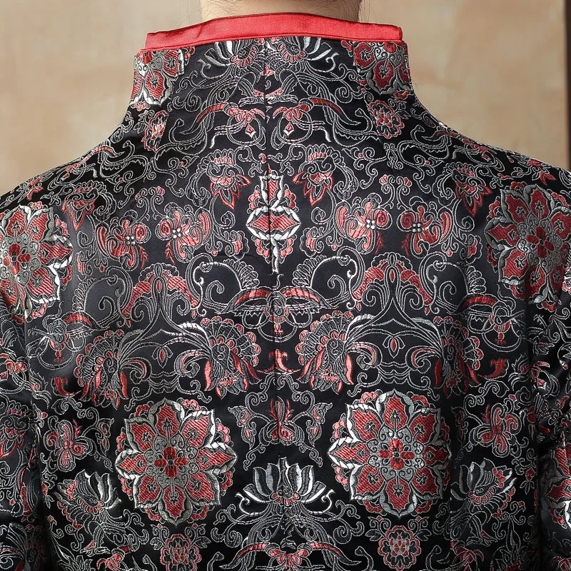 Plus Size 4XL Fashion Clothes Chinese Jacket Vintage Asian Clothes Streetwear Women Outerwear New Evening Party Overcoat