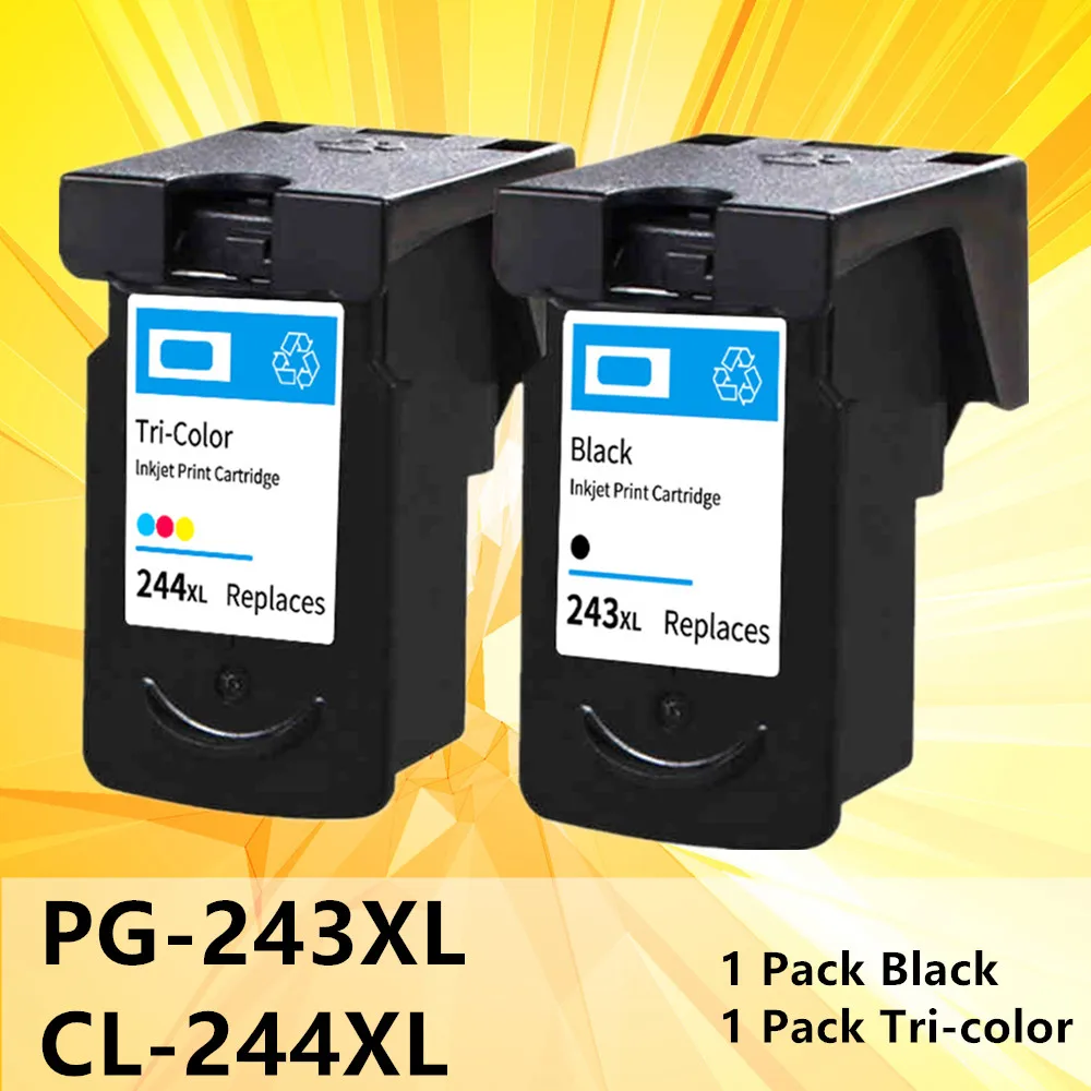 Cartucho de tinta para impresora Canon MG2924, MG2420, MG2520, IP2820,  IP2920, PG243XL, CL244XL, 243, 244, 243XL, 244XL, PG243, CL244, PG-243XL -  AliExpress Ordenadores y oficina