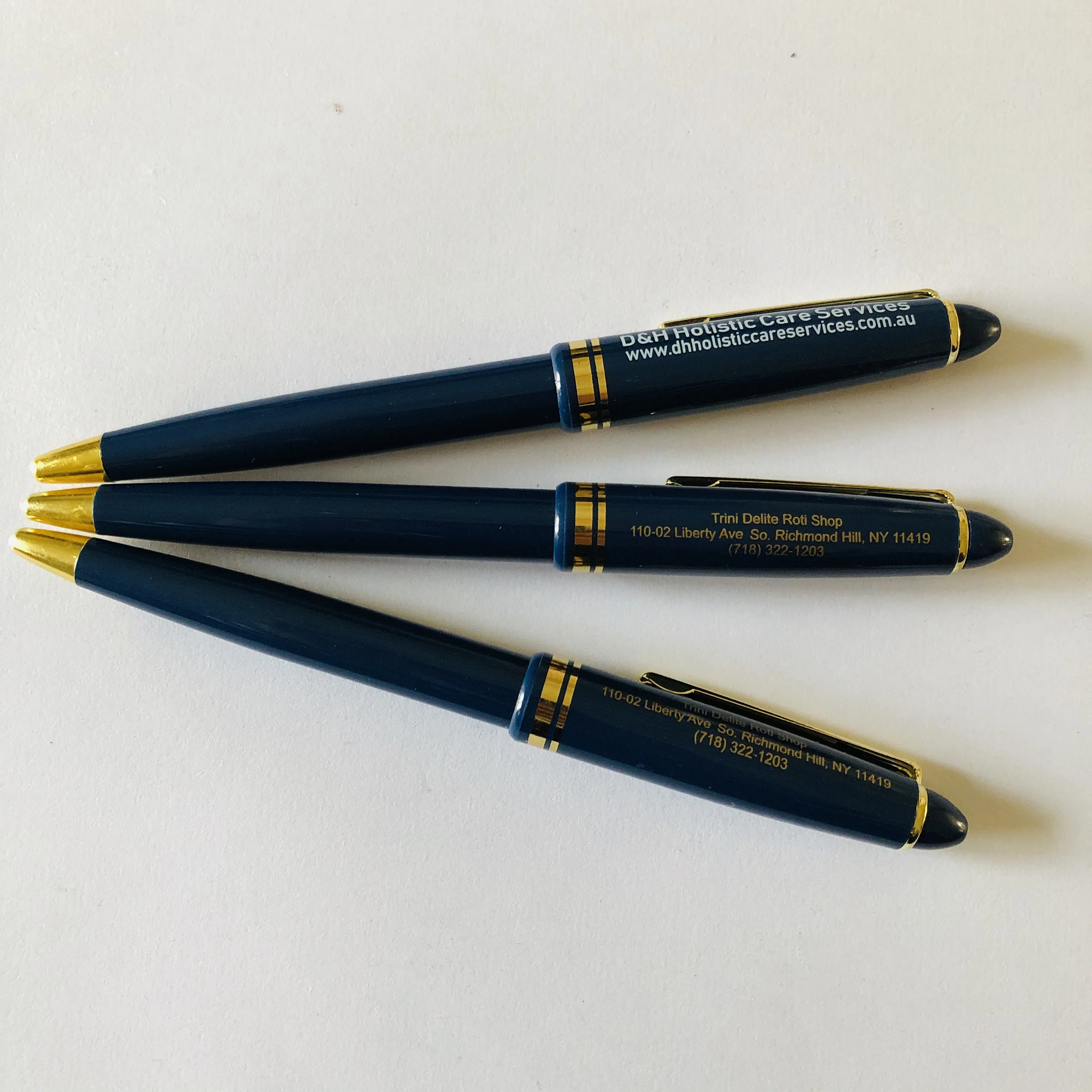 Best Selling Navy Blue Ballpoint Pen Print Custom Logo Promotional