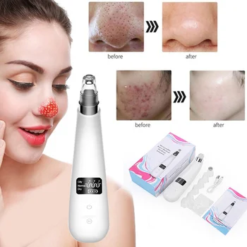 

Blackhead Remover Skin Care Pore Vacuum Acne Pimple Removal Vacuum Suction Tool Facial Diamond Dermabrasion Machine Face Clean