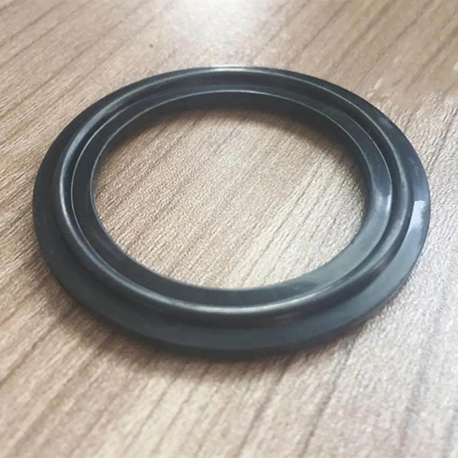 Fit 204 М 8 "трубы диаметром 8" Три Зажим санитарно FKM Viton уплотнение полосы доморощенного для диоптрий наконечник fluororubber