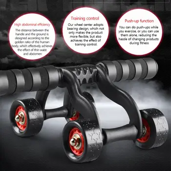 

Sit-Ups Assistant Durable Four Rounds Black Device Home Motion Sucker Abdominal MusclesReduce Weight Outdoors Gym