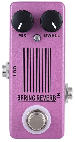 spring reverb Mosky Moskyaudio мини гитарная педаль для звукового эффекта овердрайв, компрессор, искажения, boost, буферные педали - Цвет: spring reverb