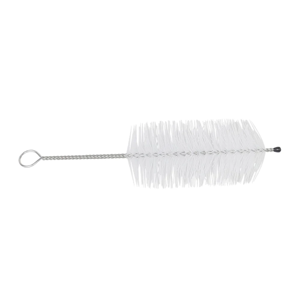 White Trumpet Mouthpiece Cleaning Brush Mouthpiece Cleaner Nylon Brush