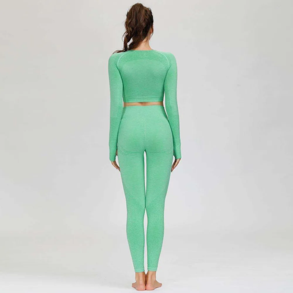 Sports Suits For Women Sportwear Workout Clothes Outfit Woman Suit For Fitness Gym Sport Set Women's Vital Seamless Tracksuit