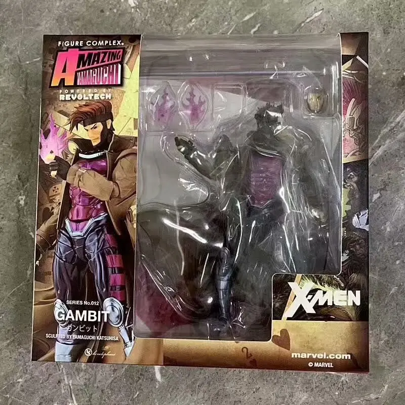 7 дюймов Marvel Amazing Yamaguchi Revoltech GAMBIT X-MEN серии NO.012 фигурка коллекция игрушка кукла подарок