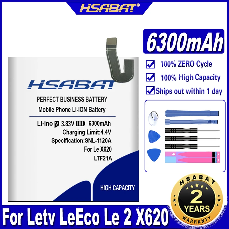 Аккумулятор HSABAT LTF21A 6300 мАч для Letv LeEco Le 2 (pro) le 2S S3 X527 X528 X621 X625 X626 X20 X25 X620 X520 X522 X525 X526 |
