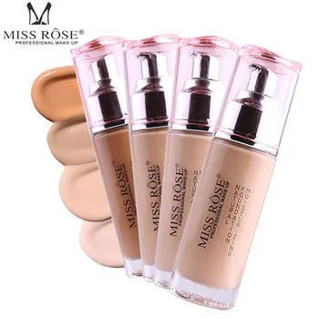 

Miss Rose Moisturizing Flawless Liquid Foundation Concealer Cream Full Coverage