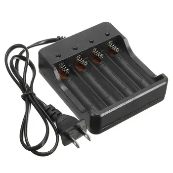 

Smart 4 Slots 18650 Li-ion Battery AC Charger Rechargeable LED Indicator 1.2A