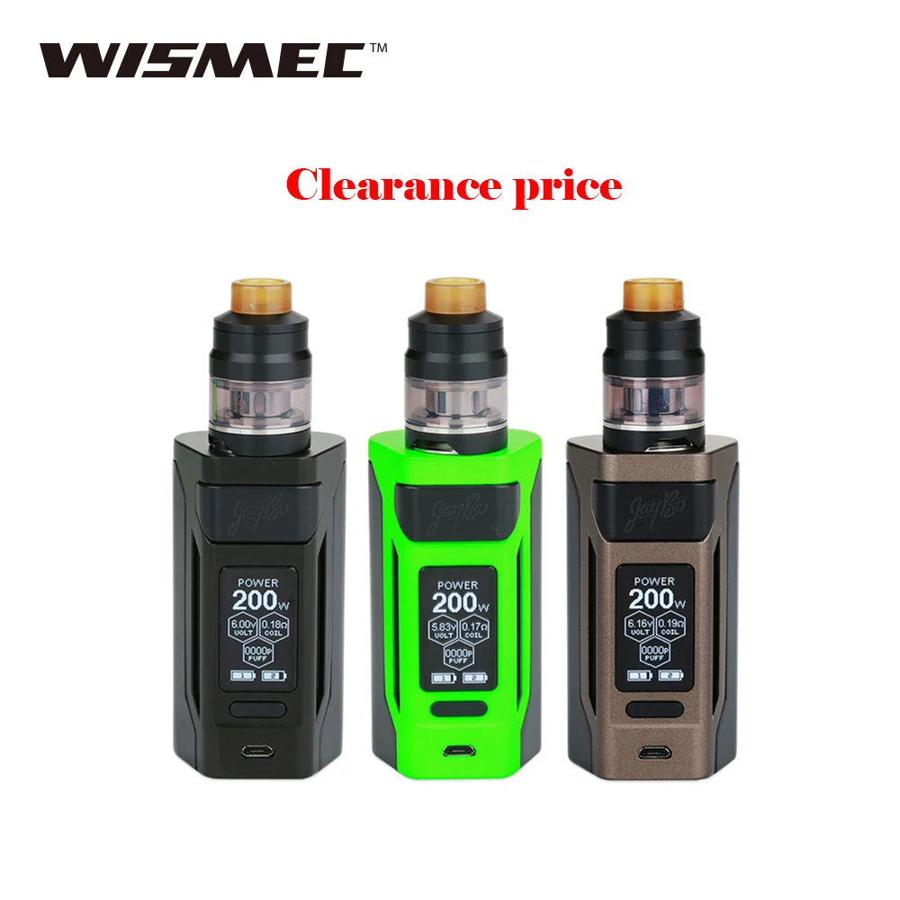 Зазор оригинальный Wismec рел RX2 20700 TC комплект 4 мл выход 200 Вт VW/TC/TCR режим VS Gen3
