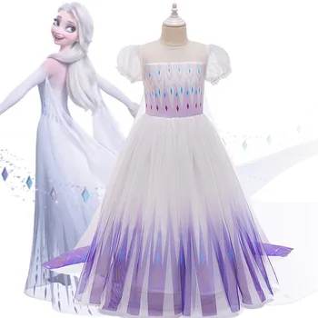 

4-10Y Snow White Frozen Elsa children's skirt children's clothing girl dress girl Princess dress Christmas dress
