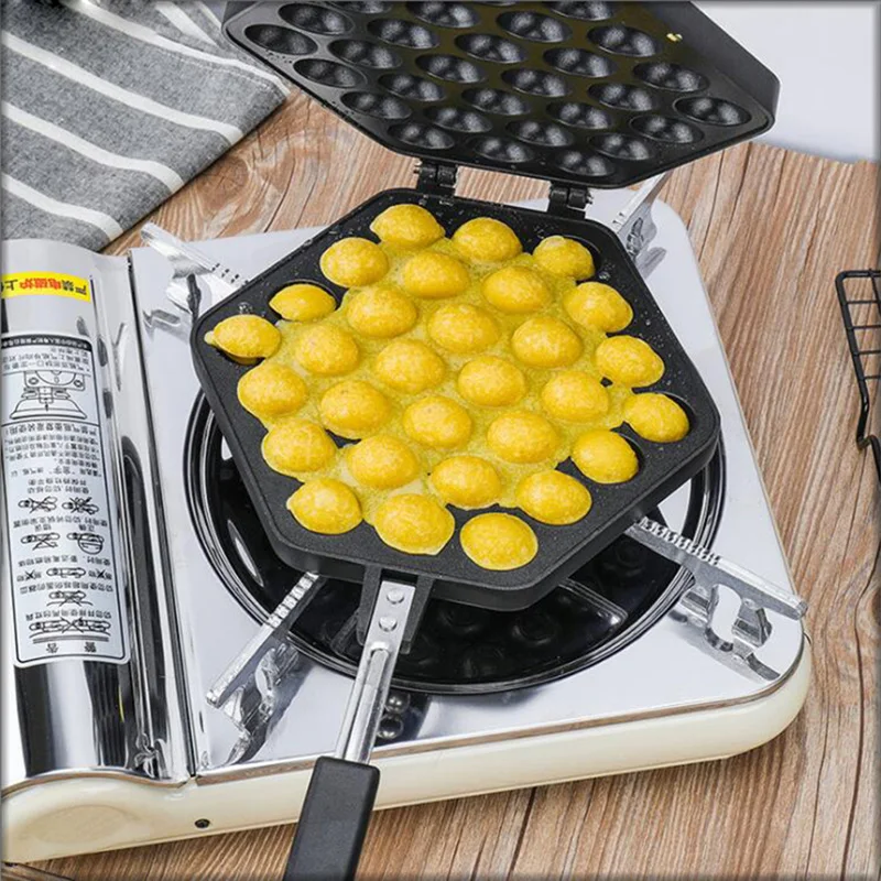 Сковорода Takoyaki с 30 отверстиями из алюминиевого сплава устройство для