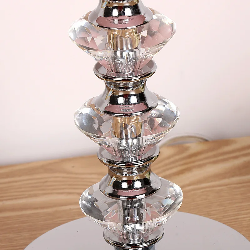 

Desk Table Lamp crystal K9 home lights decor table lights bulb lamp modern home decoration table lamps bedroom bedside lamp E27